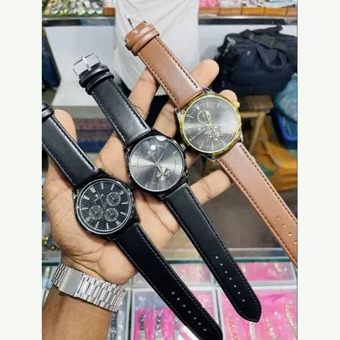 ML-0039 Men Leather Watch