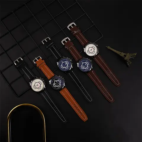 ML-0243 Men Leather Watch