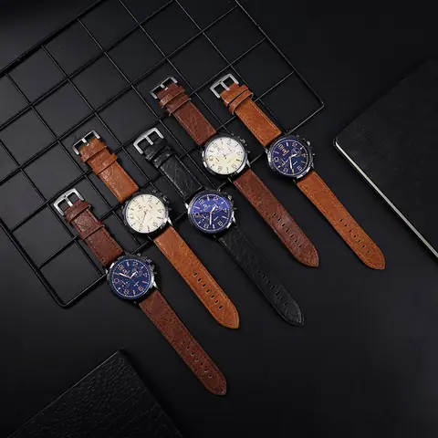 ML-0244 Men Leather Watch