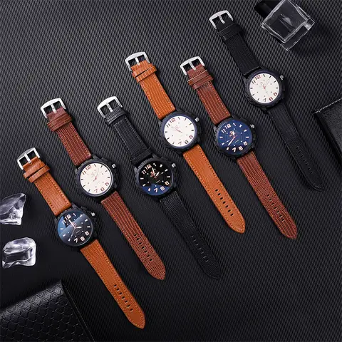 ML-0257 Men Leather Watch