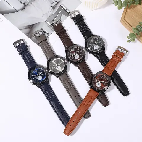 ML-0495 Men Leather Watch