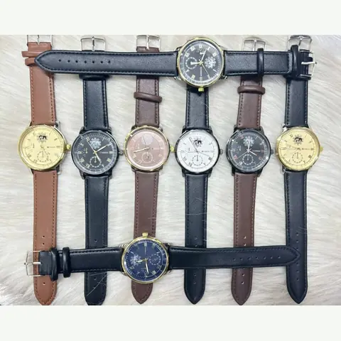 ML-1064 Men Leather Watch